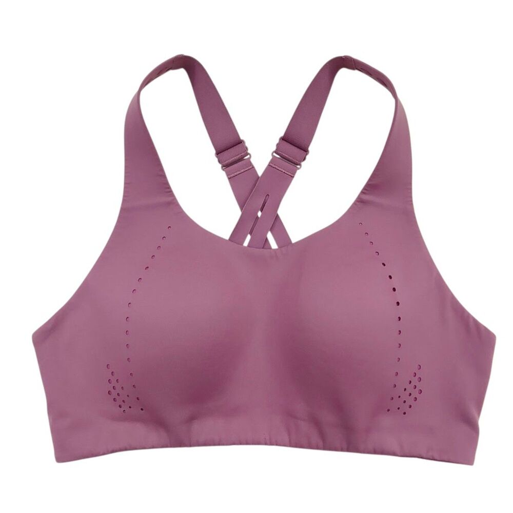 Lululemon AirSupport Bra Womens 34C Vintage Plum Purple High Support Running